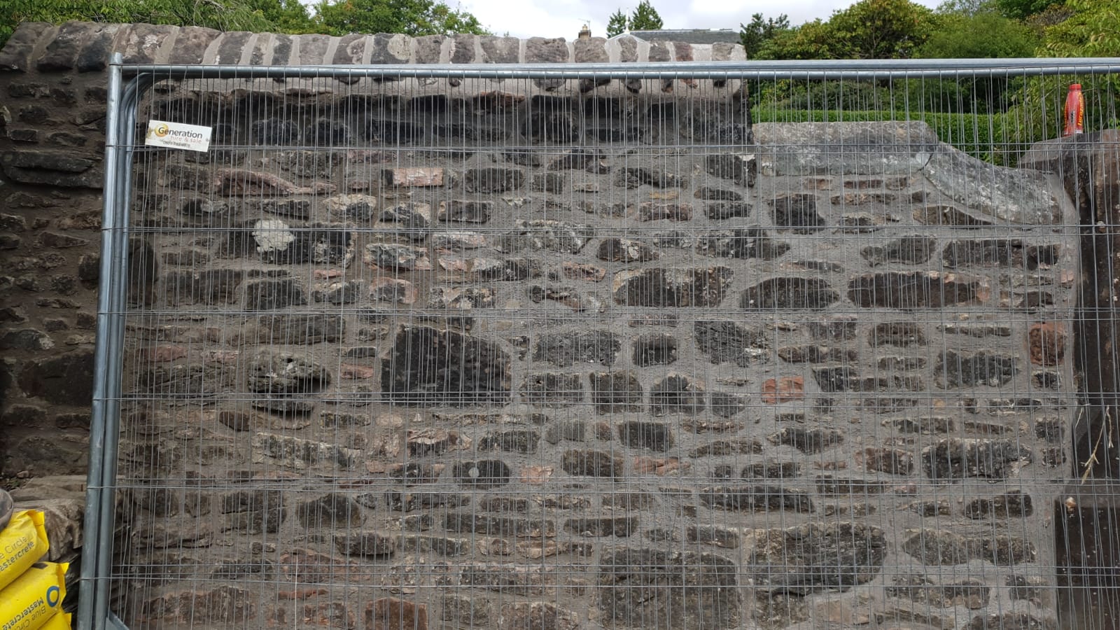 Damaged Boundary Wall Project, Helensburgh.